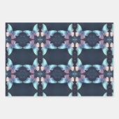 Hübsches Butterfly-Papier Flachblatt Set 3 Geschenkpapier Set (Vorderseite 3)