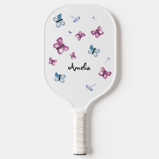 Hübsches Butterfly-Personalisiert-Pickleball-Padde Pickleball Schläger (Vorderseite)