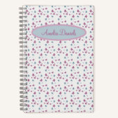 Hübsches Butterfly-Personalisiertes Notebook Notizblock (Vorderseite)