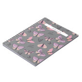 Hübsches Butterfly-Print-Notebook Notizblock (Linke Seite)