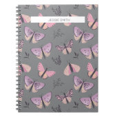 Hübsches Butterfly-Print-Notebook Notizblock (Vorderseite)