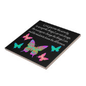 HÜBSCHES BUTTERFLY SERENITY PRAYER-DESIGN FLIESE (Seite)