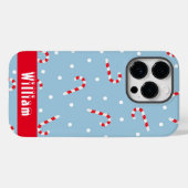 Hübsches Candy-Muster Weihnachten Case-Mate iPhone Hülle (Rückseite (Horizontal))