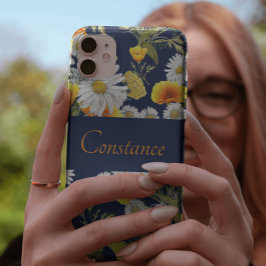 Hübsches Chamomile & Poppies Muster Personalisiert Case-Mate iPhone Hülle