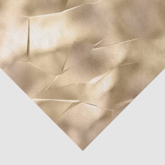Hübsches Champagner Gold Glam Seidenpapier (Detail)