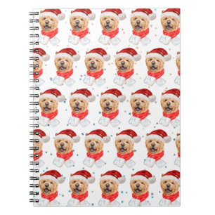 Hübsches Chow-Chow-Hund-Weihnachtsmuster Notizblock