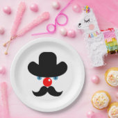 Hübsches Clowngesicht Pappteller (Party)