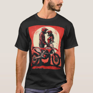 Hübsches cooles Bike-Pärchen für den Valentinstag T-Shirt