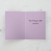 Hübsches Cooles Glück Geburtstag Karte (Innenseite)