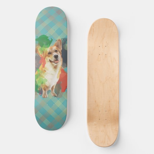 Hübsches Corgi. Skateboard (Vorderseite)