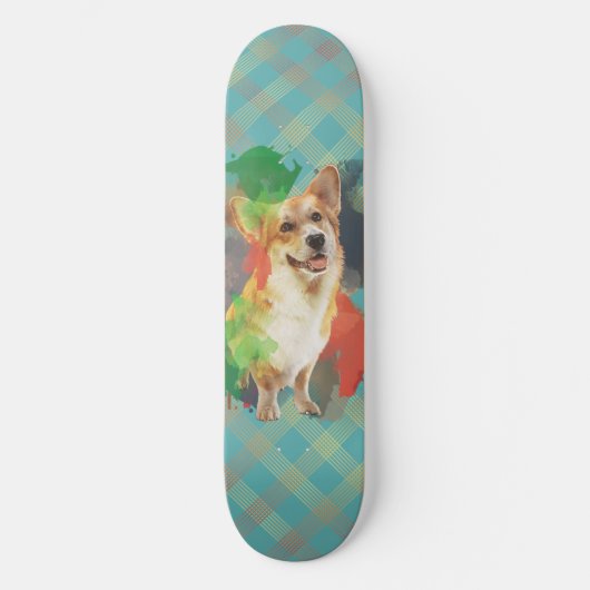 Hübsches Corgi. Skateboard (Vorderseite)