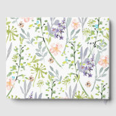 Hübsches Country BlumenGästebuch Gästebuch (Rückseite)