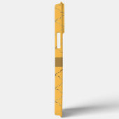 Hübsches Daffodidgold Quatrefolie Personalisiert Case-Mate iPhone Hülle (Rückseite / Rechts)