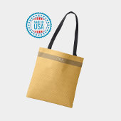 Hübsches Daffodidgold Quatrefolie Personalisiert Tasche