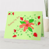 Hübsches Denken Karte (Vorderseite)