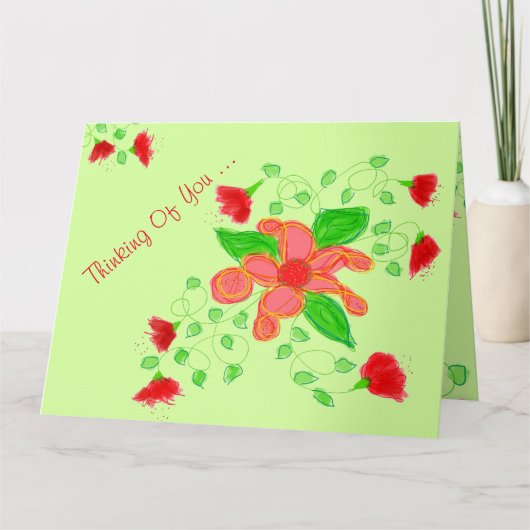 Hübsches Denken Karte (Vorderseite)