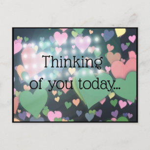 Hübsches Denken Sie an Ihre Postkarte