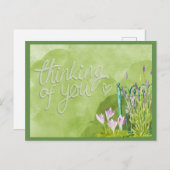 Hübsches Denken Sie an Ihre Postkarte (Vorne/Hinten)