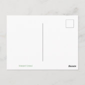 Hübsches Denken Sie an Ihre Postkarte (Rückseite)