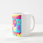 Hübsches Design auf klassischer Tasse (VorderseiteRechts)
