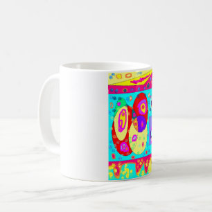 Hübsches Design auf klassischer Tasse
