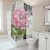 Hübsches Design im Muster Damask Duschvorhang (Beispiel)