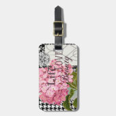 Hübsches Design im Muster Damask Gepäckanhänger (Vorderseite vertikal)