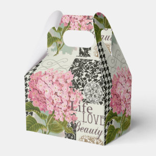 Hübsches Design im Muster Damask Geschenkschachtel