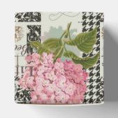 Hübsches Design im Muster Damask Geschenkschachtel (Oben)