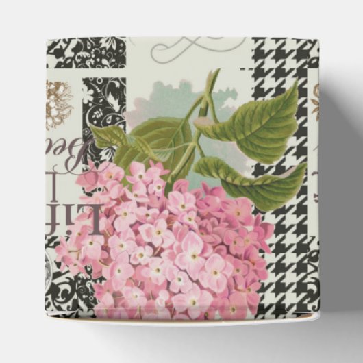 Hübsches Design im Muster Damask Geschenkschachtel (Oben)