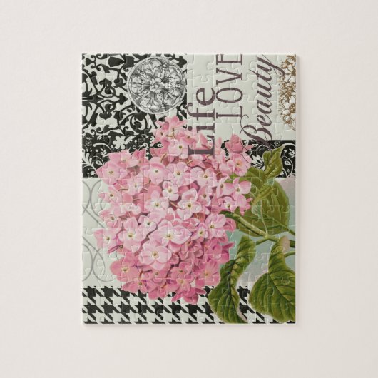 Hübsches Design im Muster Damask Puzzle (Vertikal)