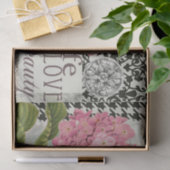 Hübsches Design im Muster Damask Seidenpapier (Geschenk)