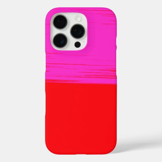 Hübsches Design in Rosa und Rot Case-Mate iPhone Hülle (Rückseite)