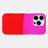 Hübsches Design in Rosa und Rot Case-Mate iPhone Hülle (Rückseite (Horizontal))