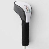 Hübsches Design mit Einhorn für Schulanmeldungen Golf Headcover (angewinkelt)