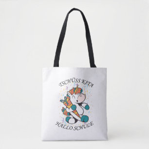 Hübsches Design mit Einhorn für Schulanmeldungen Tasche