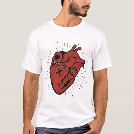 Hübsches Design Tattoo old school T-Shirt (Vorderseite)