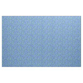 Hübsches Ditsy Singrün-blaues Grün-Blumenmuster Stoff (Yard (91,4 cm))