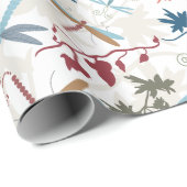 Hübsches Drachenmuster Geschenkpapier (Rolleneckpunkt)