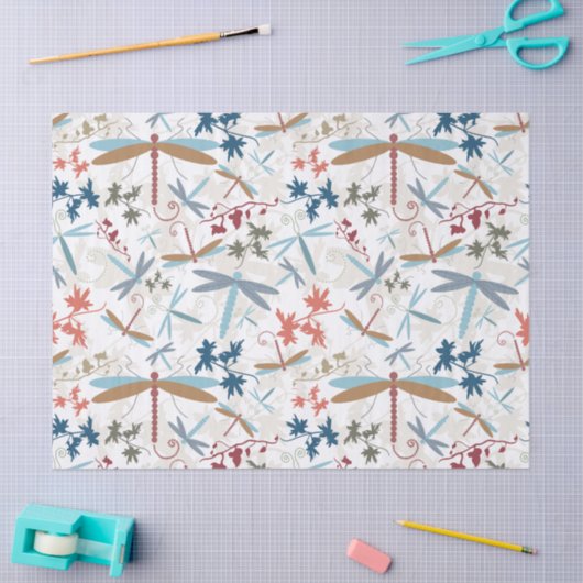 Hübsches Drachenmuster Seidenpapier (Basteln)