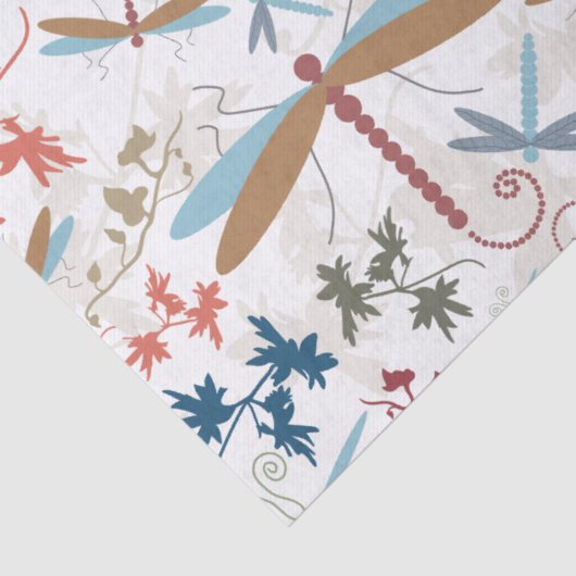 Hübsches Drachenmuster Seidenpapier (Detail)