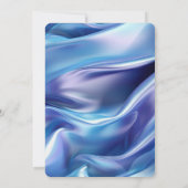 Hübsches Dreamy Blue Lila Brautparty Einladung (Rückseite)