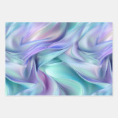 Hübsches Dreamy Blue Lila Brautparty Geschenkpapier Set (Vorderseite 2)