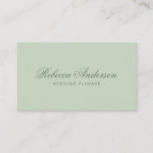 hübsches Drehbuch mit minimalem Glanz Visitenkarte (Vorderseite)