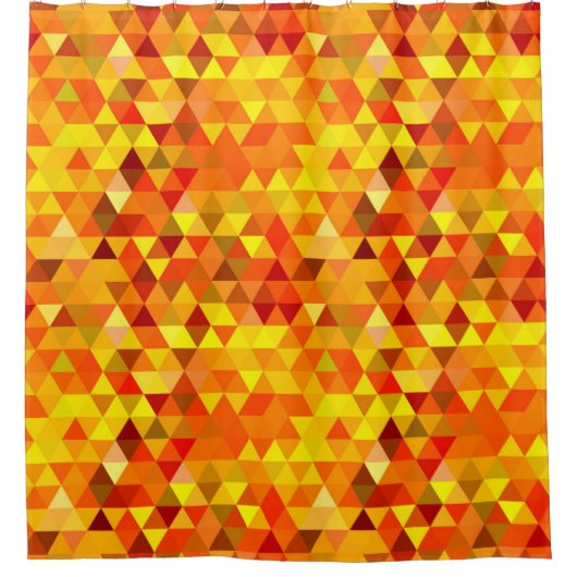 Hübsches Dreieck-Muster I + Ihre Ideen Duschvorhang (Vorderseite)