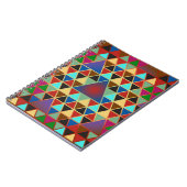 Hübsches Dreieck Muster III + Ihre Ideen Notizblock (Linke Seite)