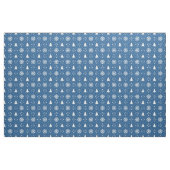 Hübsches dunkelblaues Weihnachtsmuster Stoff (Yard (91,4 cm))
