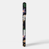 Hübsches dunkles Muster Monogramm Case-Mate iPhone Hülle (Rückseite / Rechts)