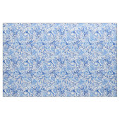 Hübsches dunkles und hellblaues Blumenmuster Stoff (Fat Quarter (45,7 x 55,9 cm))