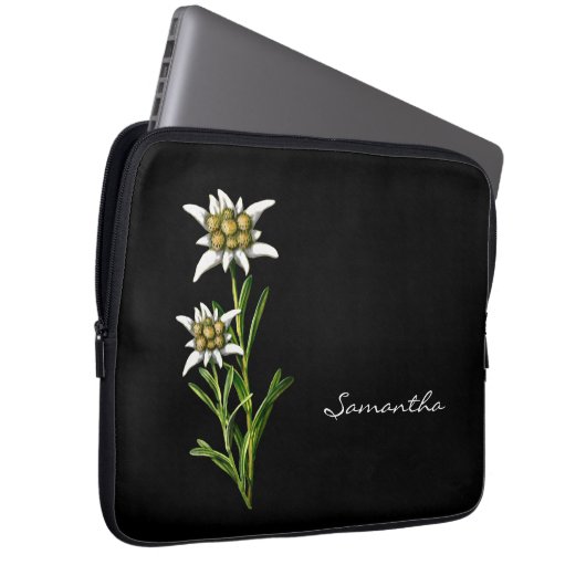 Hübsches Edelewiss-Laptop-Gehäuse Laptopschutzhülle (Vorne Rechts)